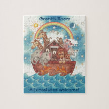 Rompecabezas de la arca de Noah personalizado