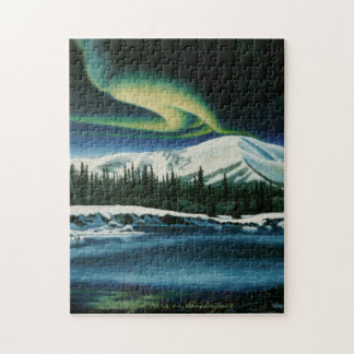 Rompecabezas de la aurora boreal del rompecabezas