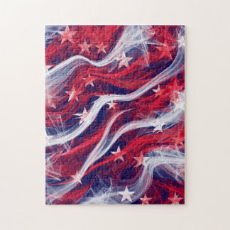 Rompecabezas de la bandera americana