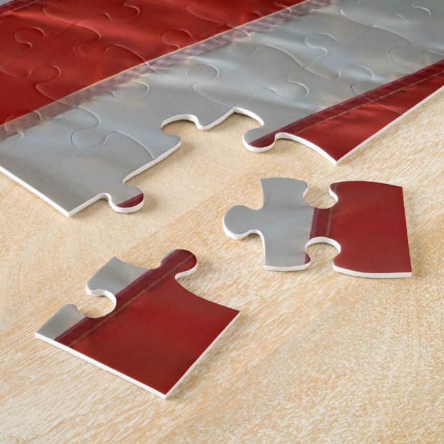 Rompecabezas de la bandera americana de Eagle (Lado)