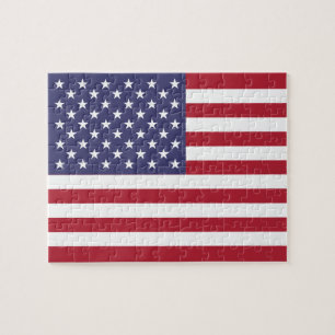 Rompecabezas de la bandera americana, EE. UU., Est