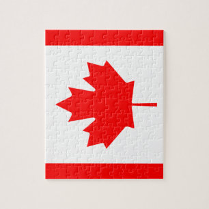 Rompecabezas de la bandera canadiense
