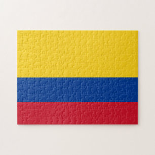 Rompecabezas de la bandera colombiana
