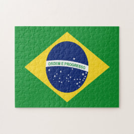 Rompecabezas de la bandera de Brasil