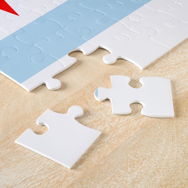 Rompecabezas de la bandera de Chicago (Lado)