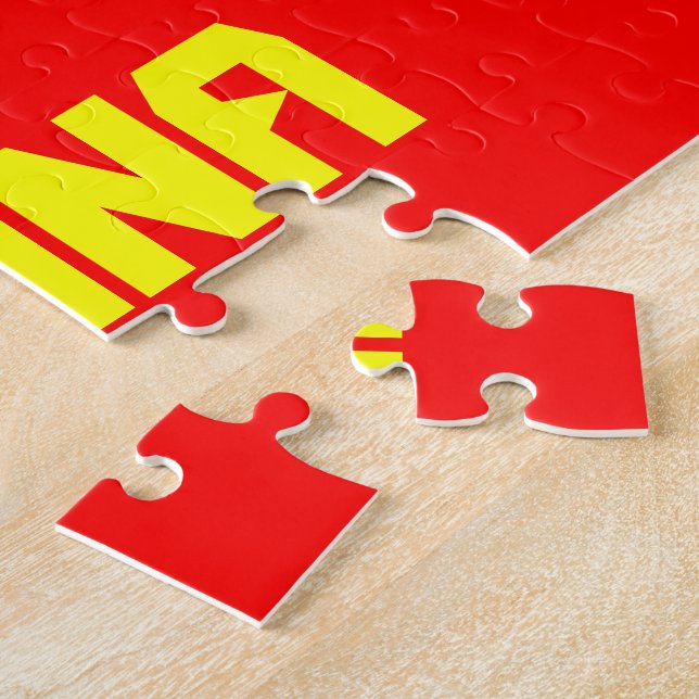 Rompecabezas de la bandera de China (Lado)