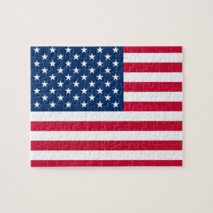 Rompecabezas de la bandera de EE. UU. Estados Unid