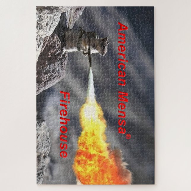 Rompecabezas de la bandera de Firehouse (Vertical)