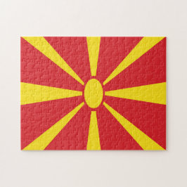 Rompecabezas de la bandera de Macedonia