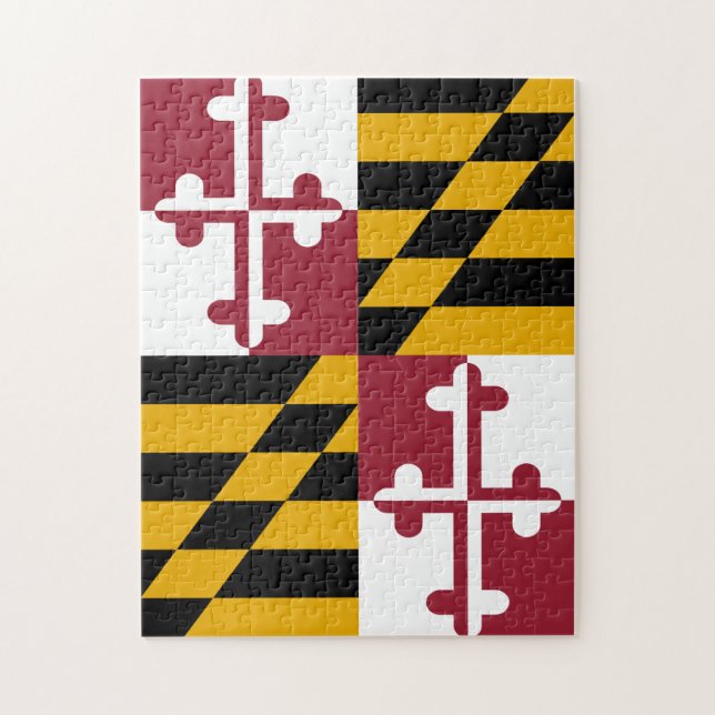 Rompecabezas de la bandera de Maryland (Vertical)