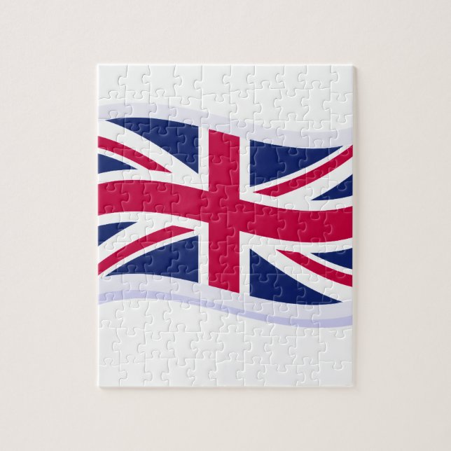 Rompecabezas de la bandera de Union Jack  (Vertical)