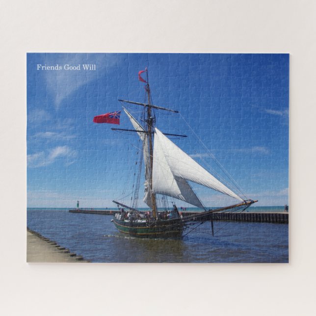 Rompecabezas de la Buena Voluntad de los Amigos (Horizontal)