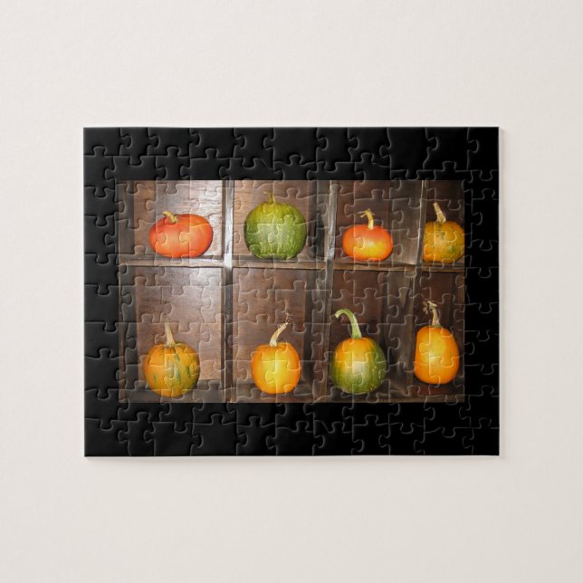 Rompecabezas de la caída de la calabaza (Horizontal)