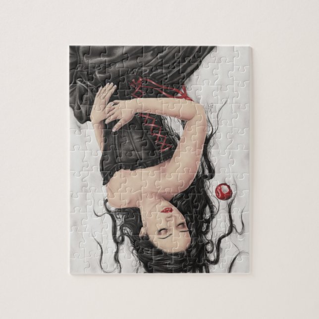 Rompecabezas de la caída de los blancos de la (Vertical)