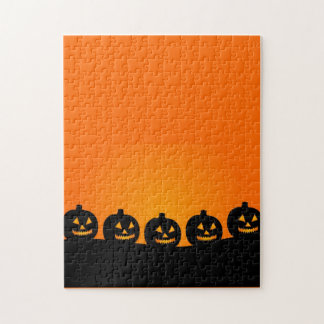 Rompecabezas de la cara feliz de la calabaza