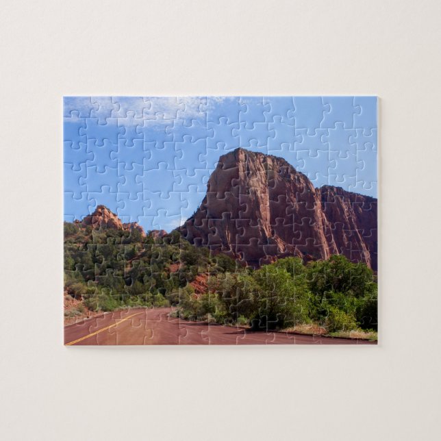 Rompecabezas de la carretera de Kolob Canyons (Horizontal)