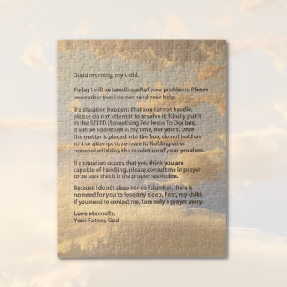 Rompecabezas de la Carta de Dios
