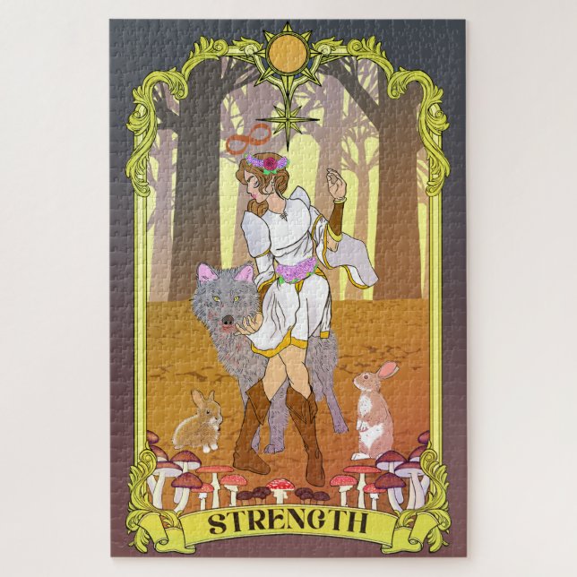 Rompecabezas de la carta de la Fuerza (Vertical)