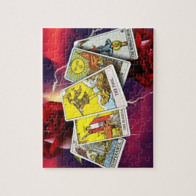 Rompecabezas de la carta de tarot (Vertical)