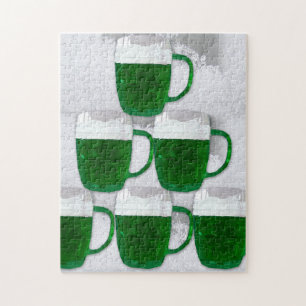 Rompecabezas de la cerveza verde irlandesa