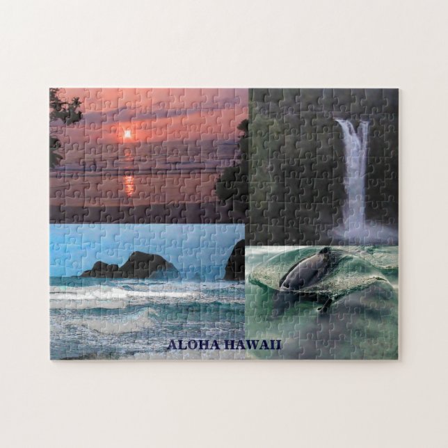 Rompecabezas de la colección de paisajes de Hawái (Horizontal)