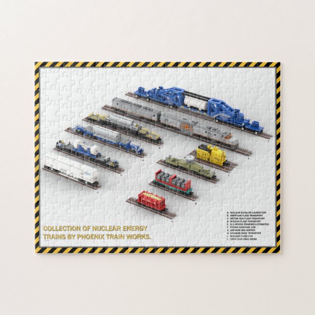 Rompecabezas de la Colección de Trenes de Energía  (Horizontal)