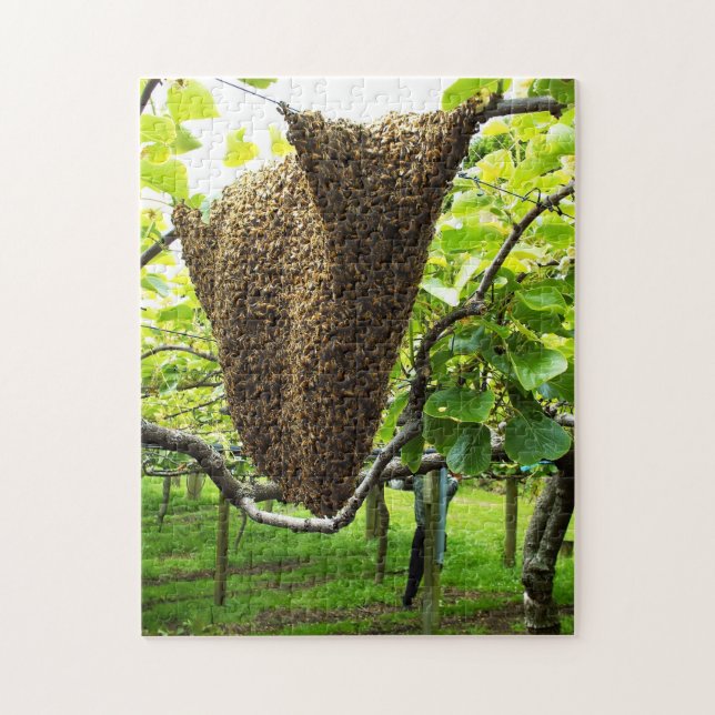 Rompecabezas de la colmena de la abeja del kiwi (Vertical)