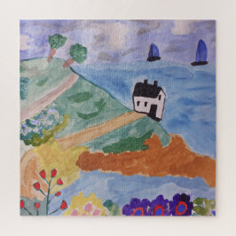 Rompecabezas de la Costa de Verano y la Flor