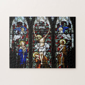 Rompecabezas de la crucifixión (vitral)