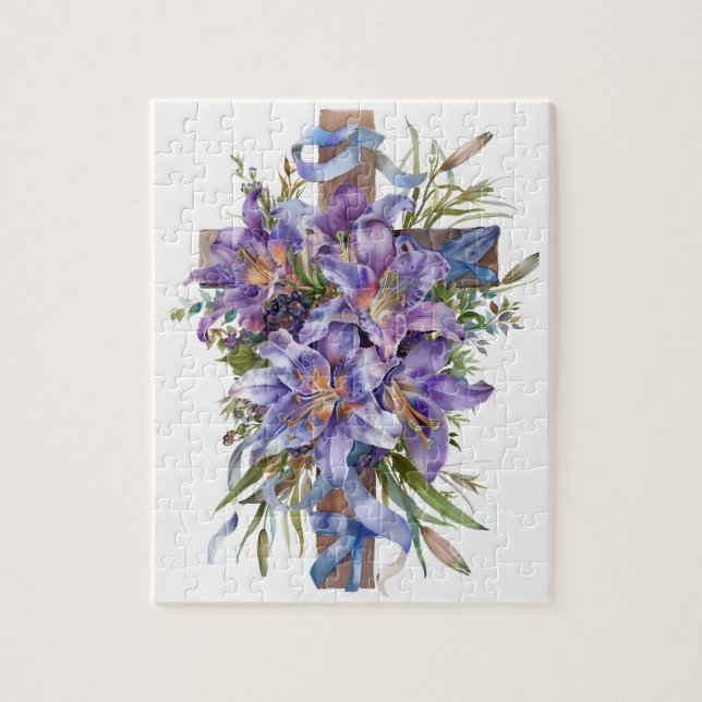 Rompecabezas de la Cruz de Pascua (Vertical)