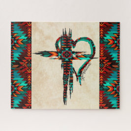 Rompecabezas De La Cruz Suroeste Y HeartJigsaw