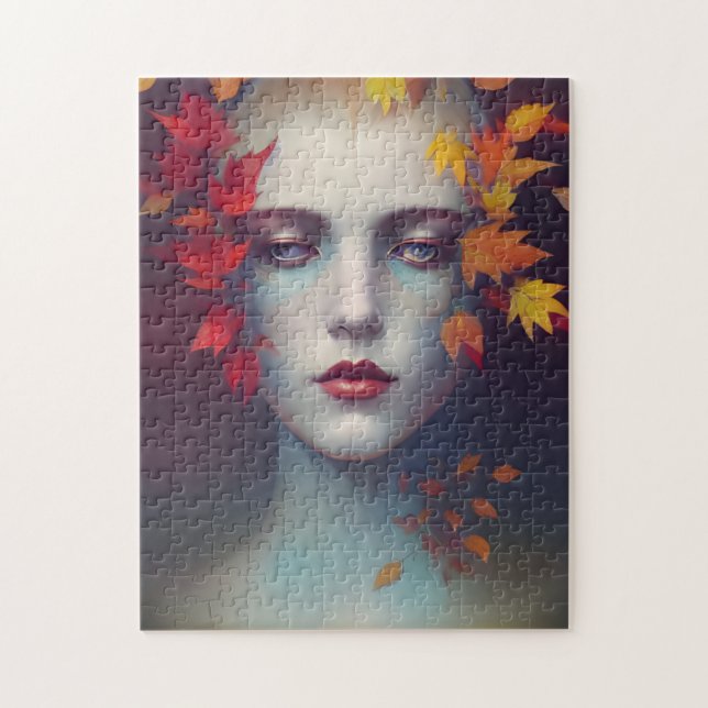 Rompecabezas de la diosa del otoño (Vertical)