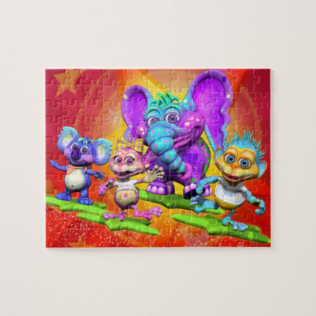 Rompecabezas de la diversión con "el GiggleBellies (Horizontal)