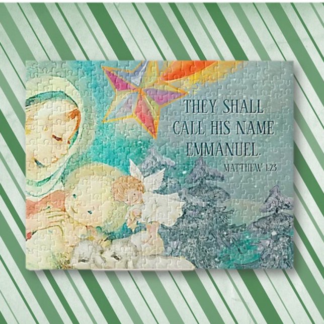 Rompecabezas de la escena de la natividad cristian (Subido por el creador)