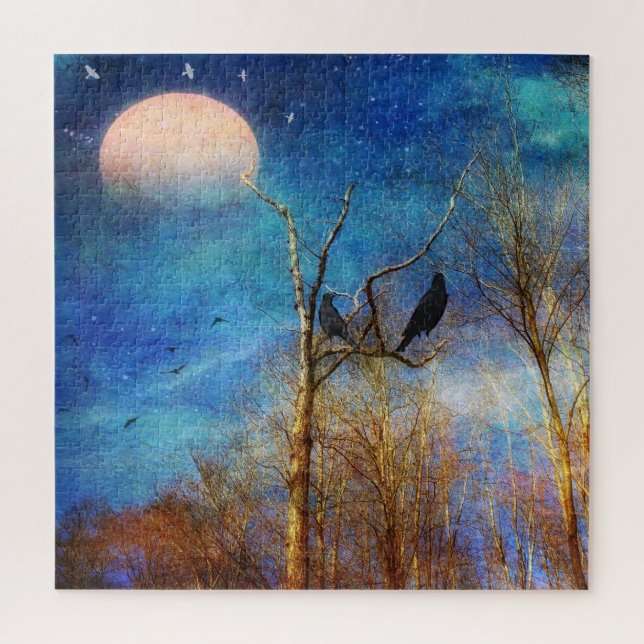 Rompecabezas de la escena del bosque (Vertical)