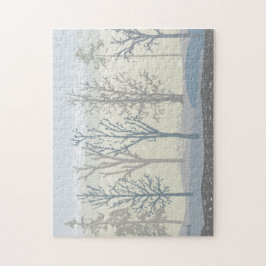 Rompecabezas de la escena del invierno