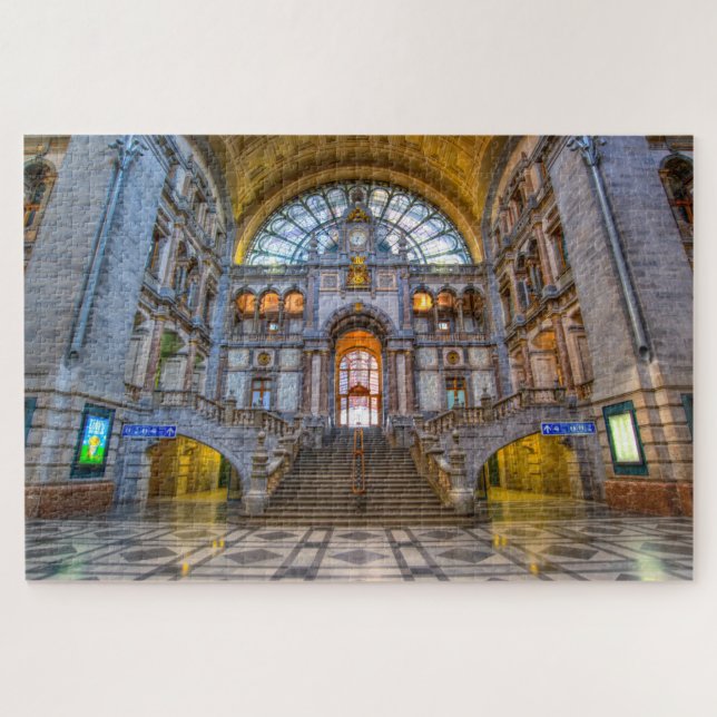 rompecabezas de la estación ferroviaria (Horizontal)