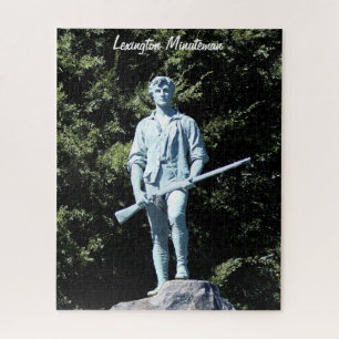 Rompecabezas de la estatua del minuteman de Lexing