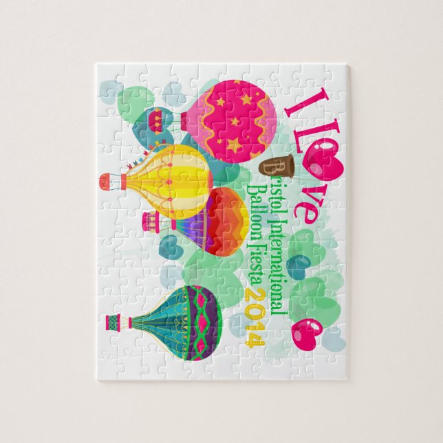 Rompecabezas de la fiesta del globo de Bristol (Vertical)