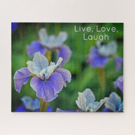 Rompecabezas de la Flor Azul Iris