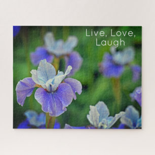 Rompecabezas de la Flor Azul Iris