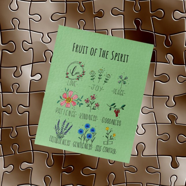 Rompecabezas de la flor de la escritura espiritual (Subido por el creador)