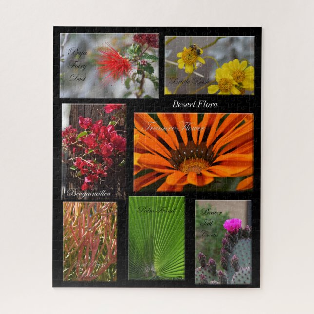 Rompecabezas de la flora del desierto (Vertical)