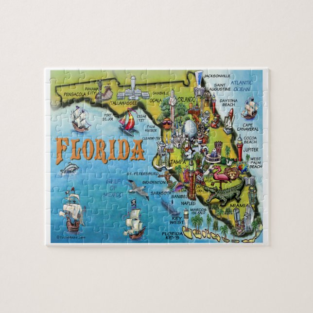 Rompecabezas de la Florida (Horizontal)