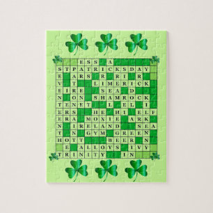 Rompecabezas de la foto con la caja de regalo