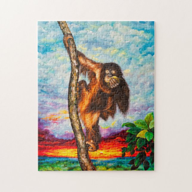 Rompecabezas de la foto con la caja de regalo (Vertical)