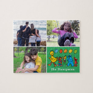 Rompecabezas de la foto de familia de Sesame Stree