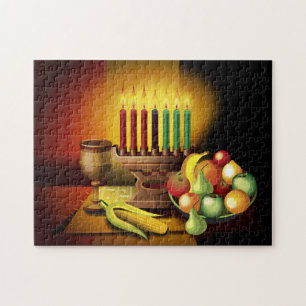 Rompecabezas de la foto de Kwanzaa