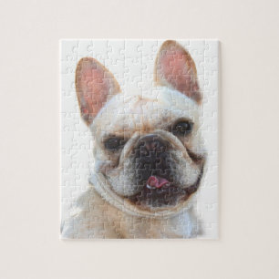 Rompecabezas de la foto del bulldog francés 8x10