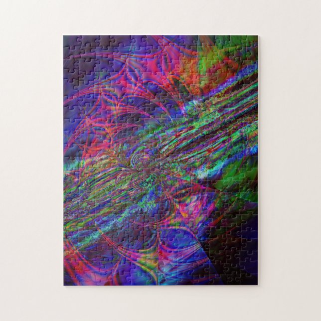 Rompecabezas de la foto del fractal (Vertical)